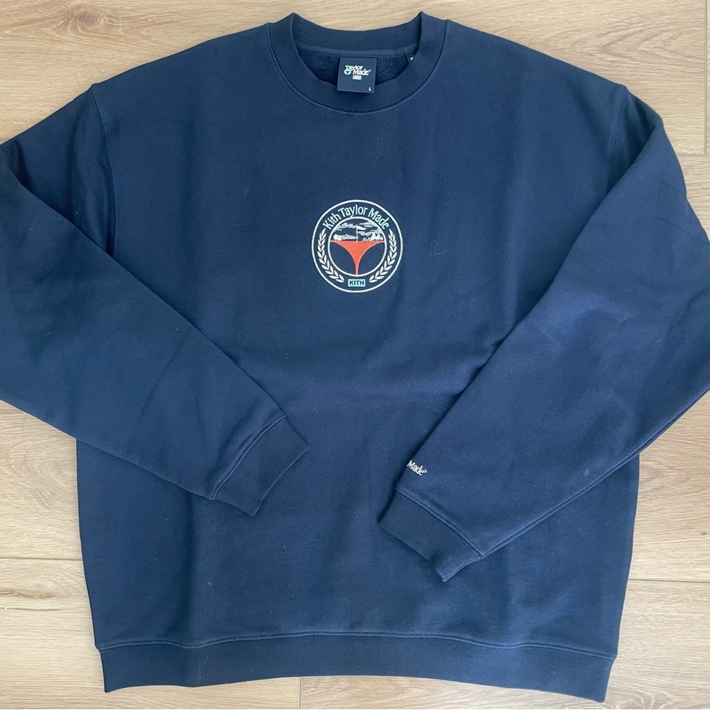NWT Authentic Kith x Taylormade Crest crewneck